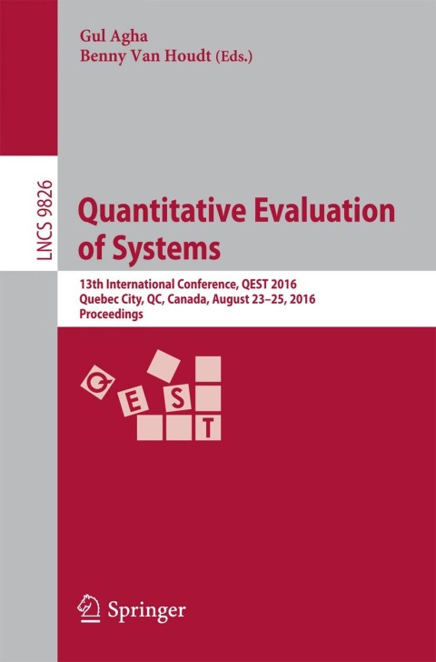 Cover image for book Quantitative Evaluation of Systems