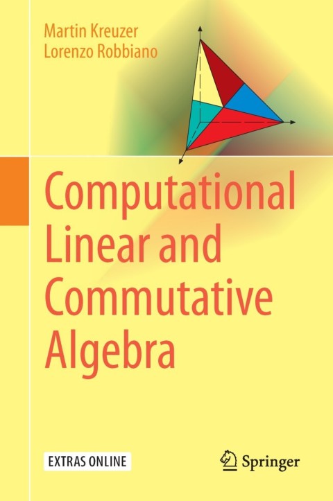Cover image for book Computational Linear and Commutative Algebra