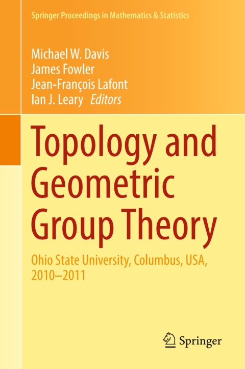 Topology and Geometric Group Theory 