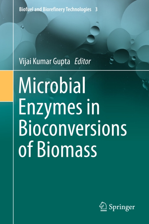 Cover image for book Microbial Enzymes in Bioconversions of Biomass