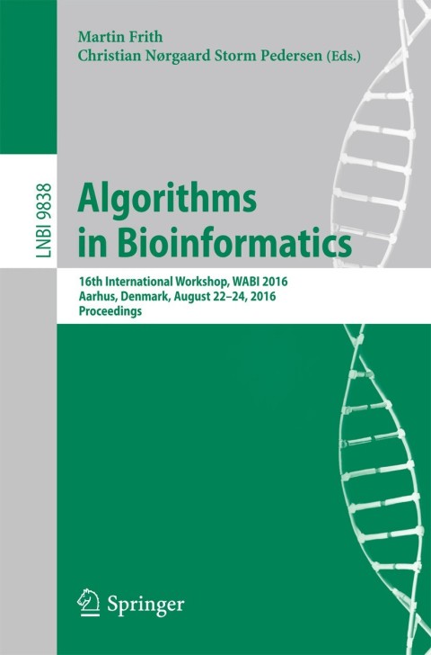 Cover image for book Algorithms in Bioinformatics