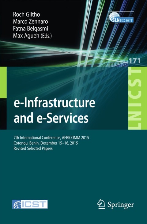 Cover image for book e-Infrastructure and e-Services