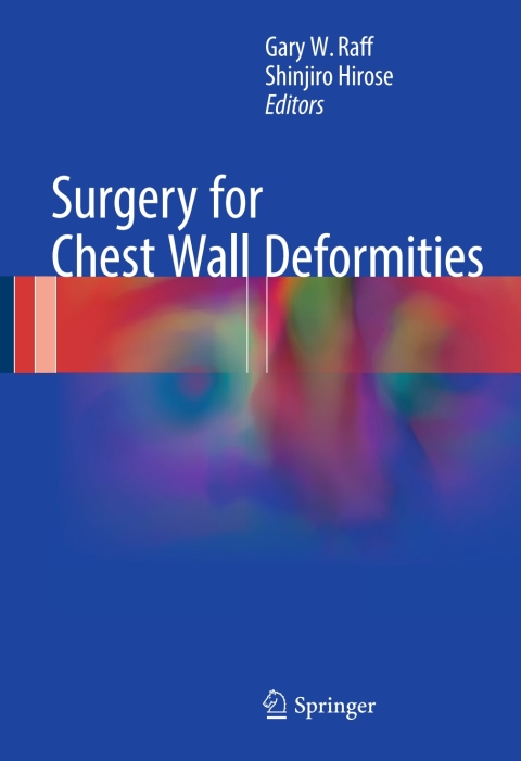 Cover image for book Surgery for Chest Wall Deformities