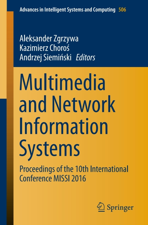 Cover image for book Multimedia and Network Information Systems