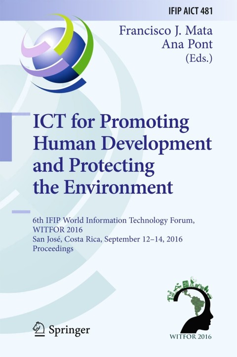 Cover image for book ICT for Promoting Human Development and Protecting the Environment