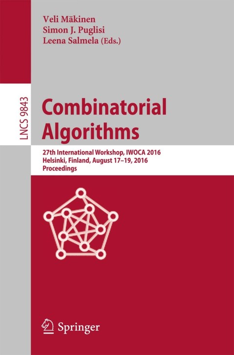 Cover image for book Combinatorial Algorithms