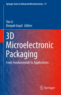 Titelbild: 3D Microelectronic Packaging 9783319445847