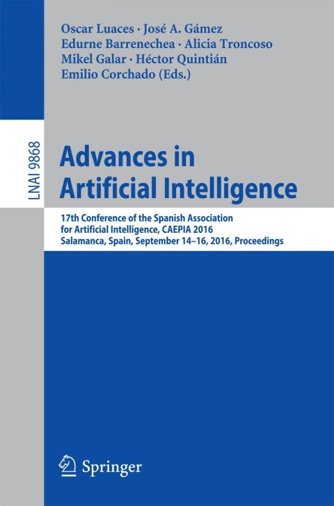 Cover image for book Advances in Artificial Intelligence