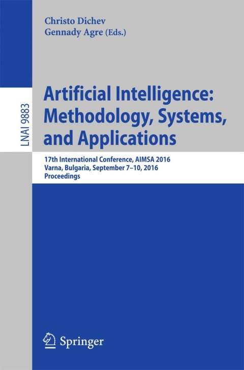 Cover image for book Artificial Intelligence: Methodology, Systems, and Applications