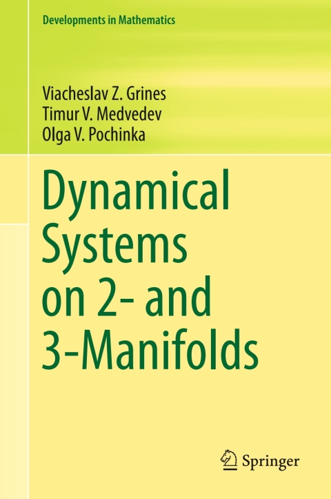 Cover image for book Dynamical Systems on 2- and 3-Manifolds