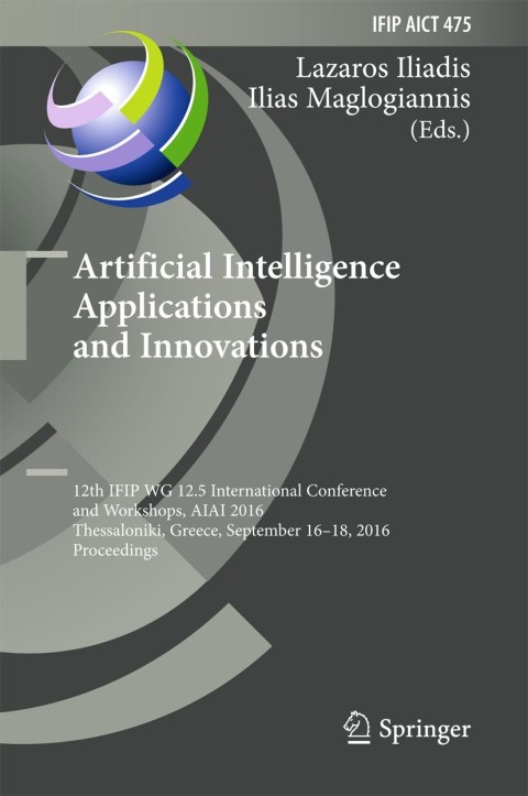 Cover image for book Artificial Intelligence Applications and Innovations
