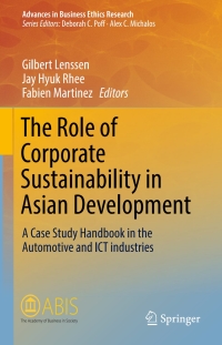 Cover image: The Role of Corporate Sustainability in Asian Development 9783319451589