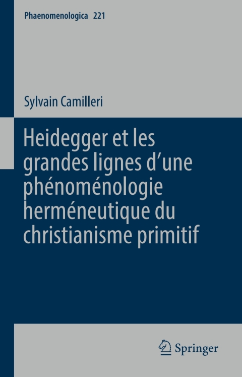 Cover image for book Heidegger et les grandes lignes dʼune phénoménologie herméneutique du christianisme primitif