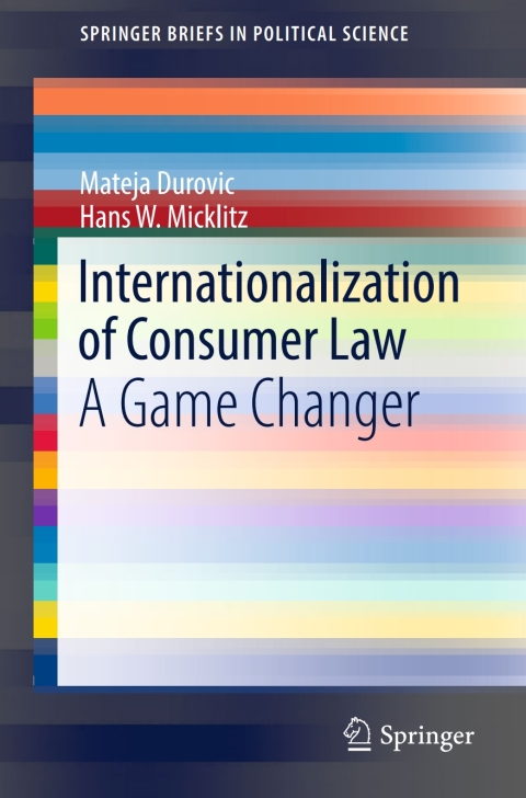 Cover image for book Internationalization of Consumer Law