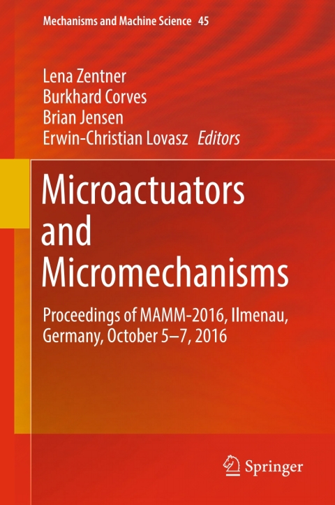 Cover image for book Microactuators and Micromechanisms