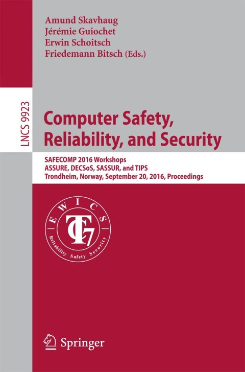 Cover image for book Computer Safety, Reliability, and Security