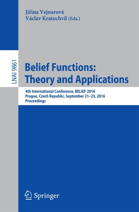 Cover image for book Belief Functions: Theory and Applications