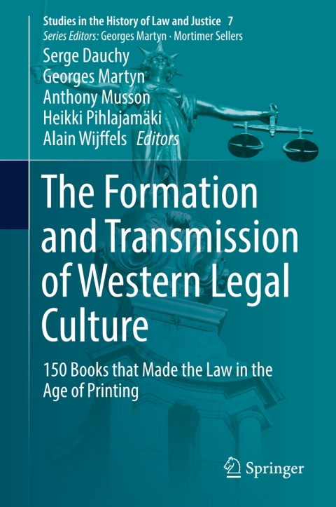 Cover image for book The Formation and Transmission of Western Legal Culture