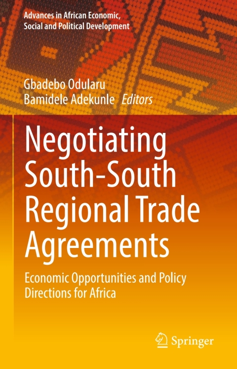 Cover image for book Negotiating South-South Regional Trade Agreements