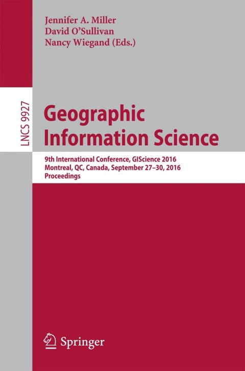 Cover image for book Geographic Information Science