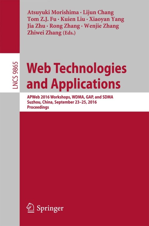 Cover image for book Web Technologies and Applications
