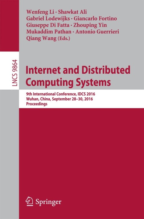 Cover image for book Internet and Distributed Computing Systems