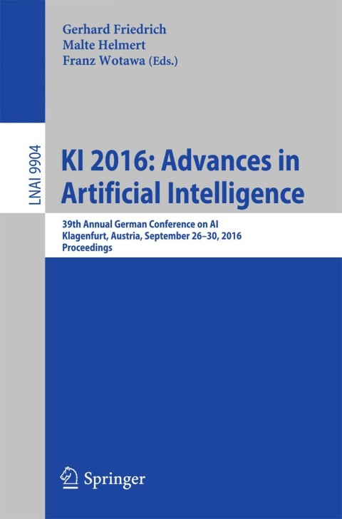 Cover image for book KI 2016: Advances in Artificial Intelligence
