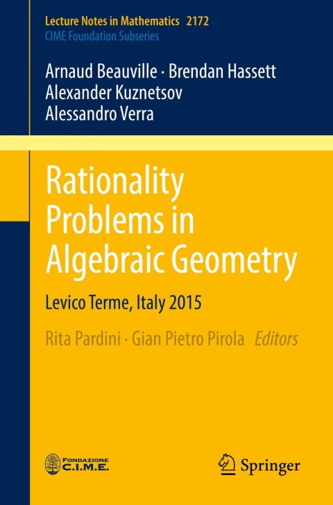 Cover image for book Rationality Problems in Algebraic Geometry