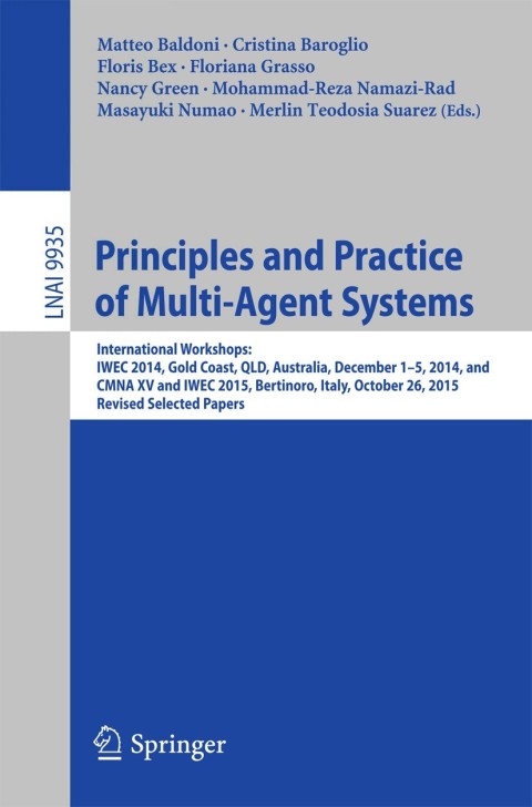 Cover image for book Principles and Practice of Multi-Agent Systems