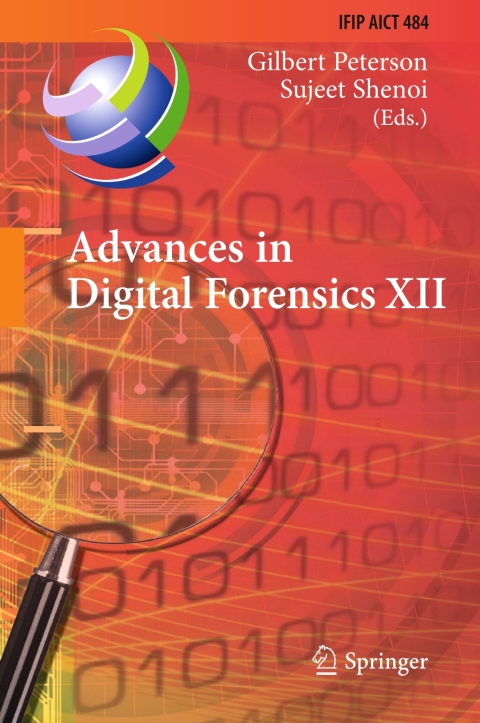 Cover image for book Advances in Digital Forensics XII