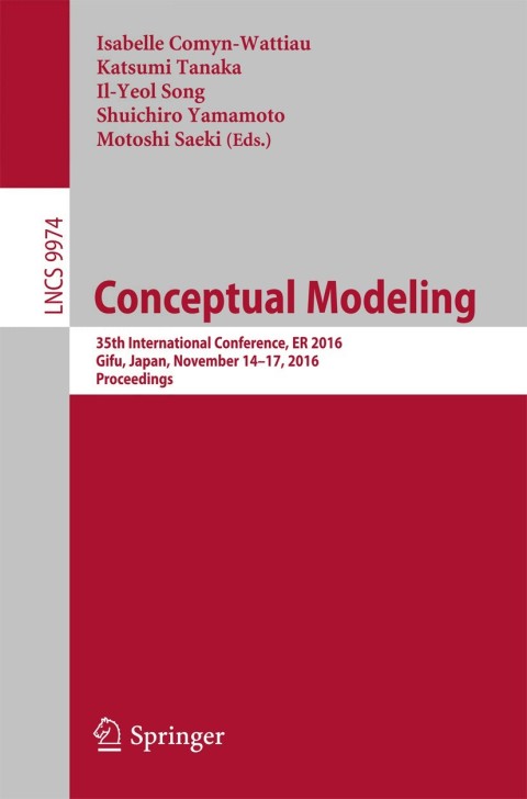 Cover image for book Conceptual Modeling