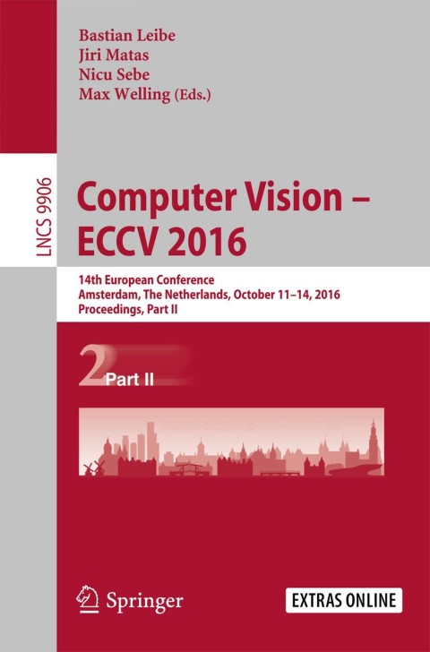 Cover image for book Computer Vision – ECCV 2016