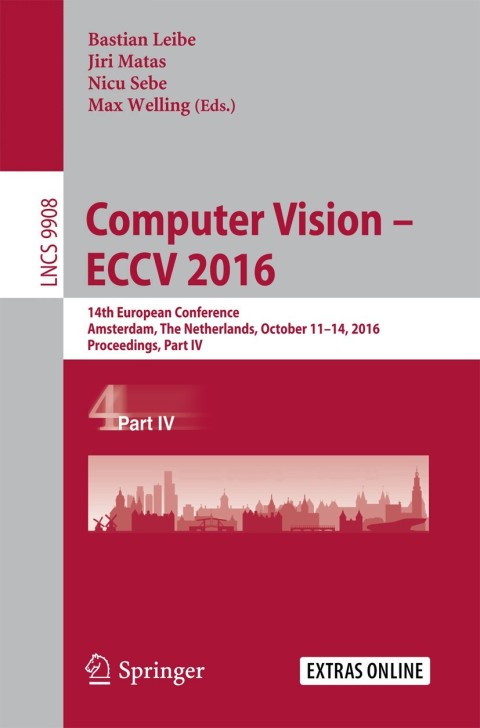 Cover image for book Computer Vision – ECCV 2016