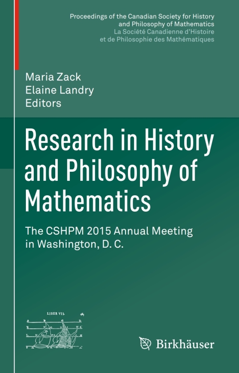 Cover image for book Research in History and Philosophy of Mathematics