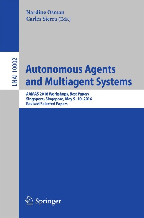 Cover image for book Autonomous Agents and Multiagent Systems