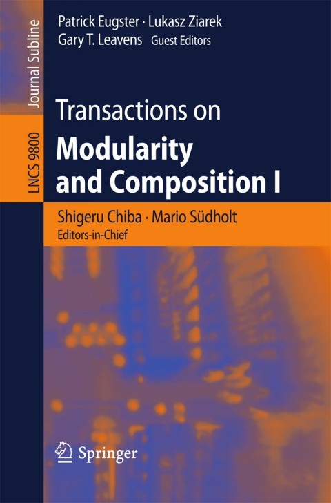 Cover image for book Transactions on Modularity and Composition I