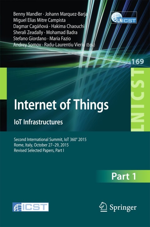 Cover image for book Internet of Things. IoT Infrastructures