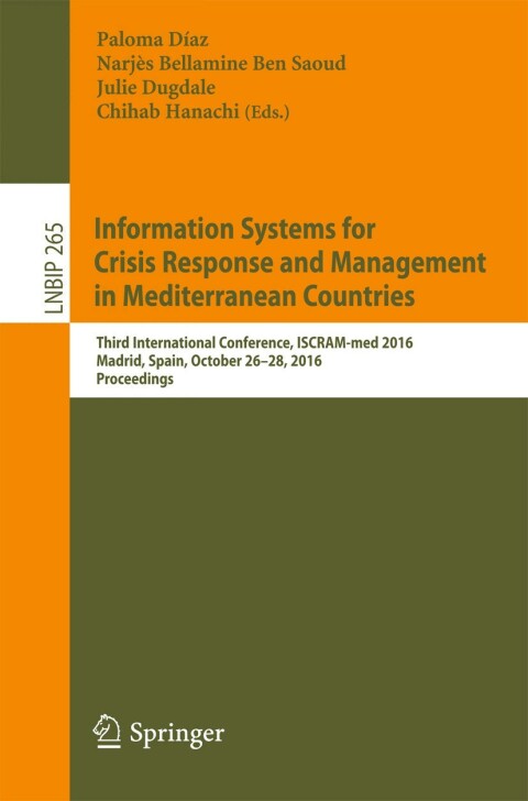 Cover image for book Information Systems for Crisis Response and Management in Mediterranean Countries