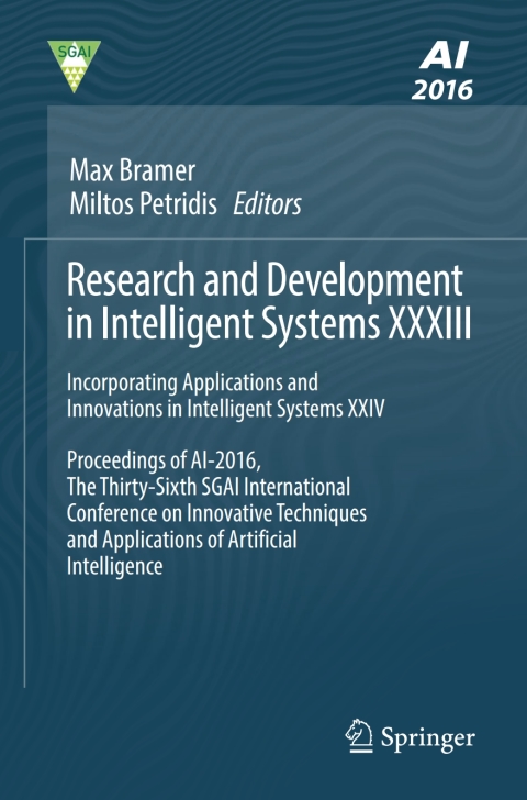 Cover image for book Research and Development in Intelligent Systems XXXIII