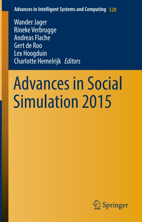 Cover image for book Advances in Social Simulation 2015