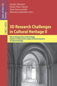 Titelbild: 3D Research Challenges in Cultural Heritage II 9783319476469