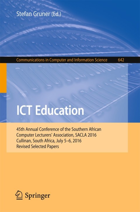 Cover image for book ICT Education