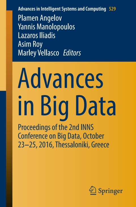 Cover image for book Advances in Big Data