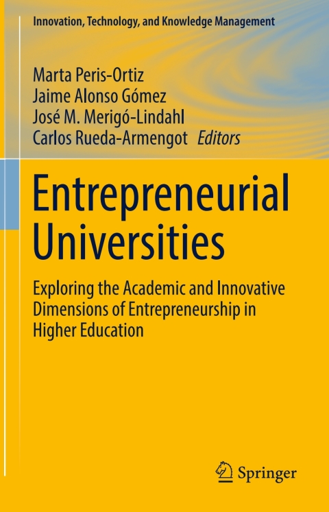 Cover image for book Entrepreneurial Universities