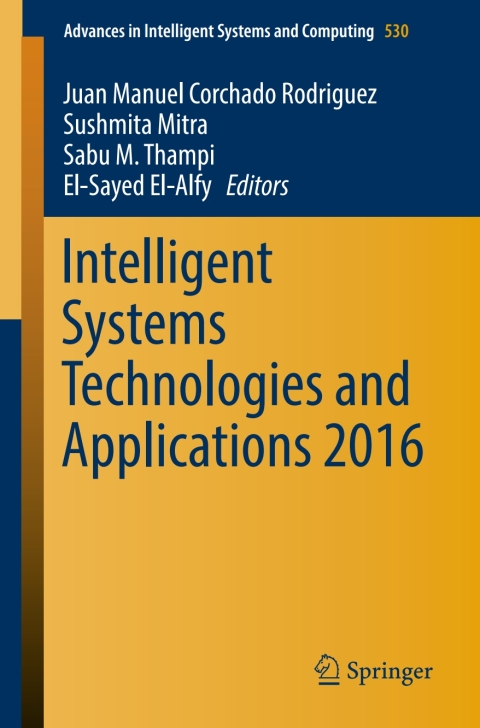 Cover image for book Intelligent Systems Technologies and Applications 2016