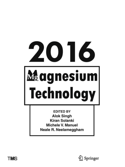 Cover image for book Magnesium Technology 2016