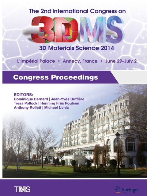 Cover image for book The 2nd International Congress on 3D Materials Science