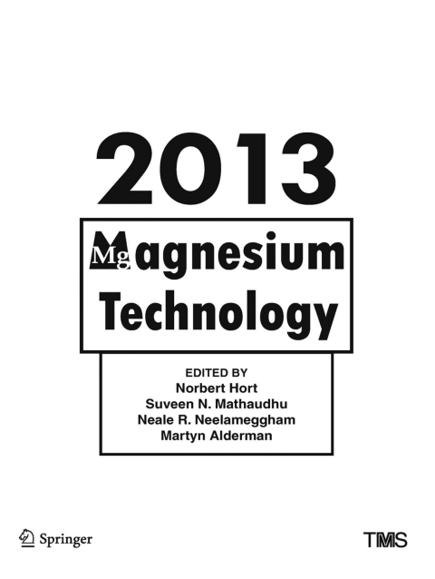 Cover image for book Magnesium Technology 2013