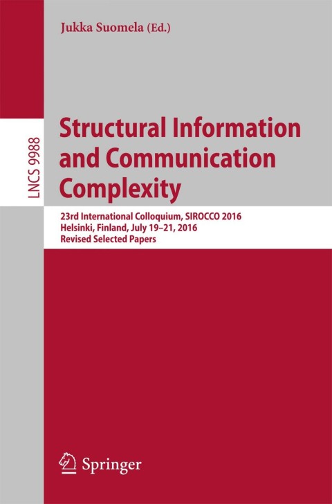 Cover image for book Structural Information and Communication Complexity