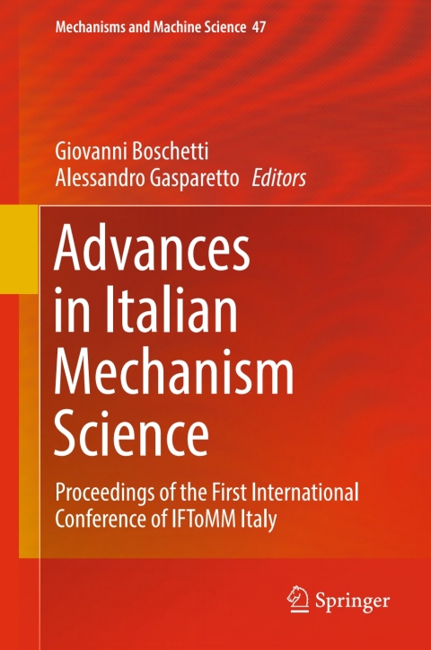 Cover image for book Advances in Italian Mechanism Science